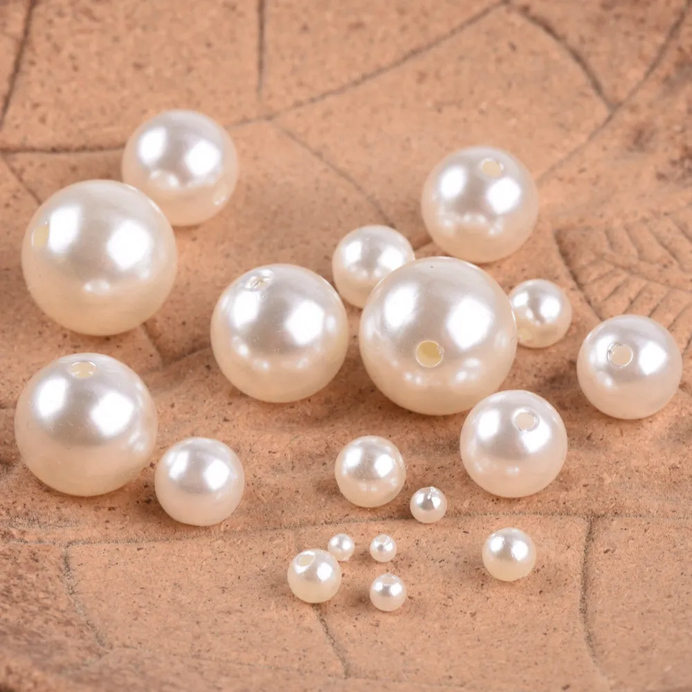 Круглые бусины из АБС-пластика