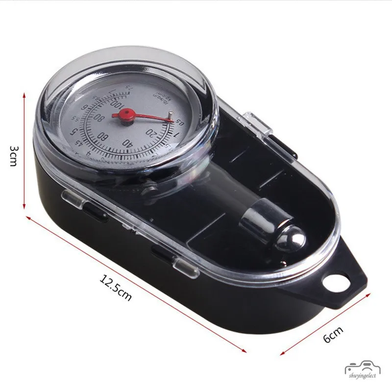 

1PCS Car Motorcycle Tire Gauge Pressure Monitor 0-100PSI Tyre Checker