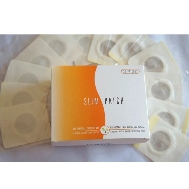 30 шт./кор. тонких пластырей для похудения Похудение целлюлита сжигание жира