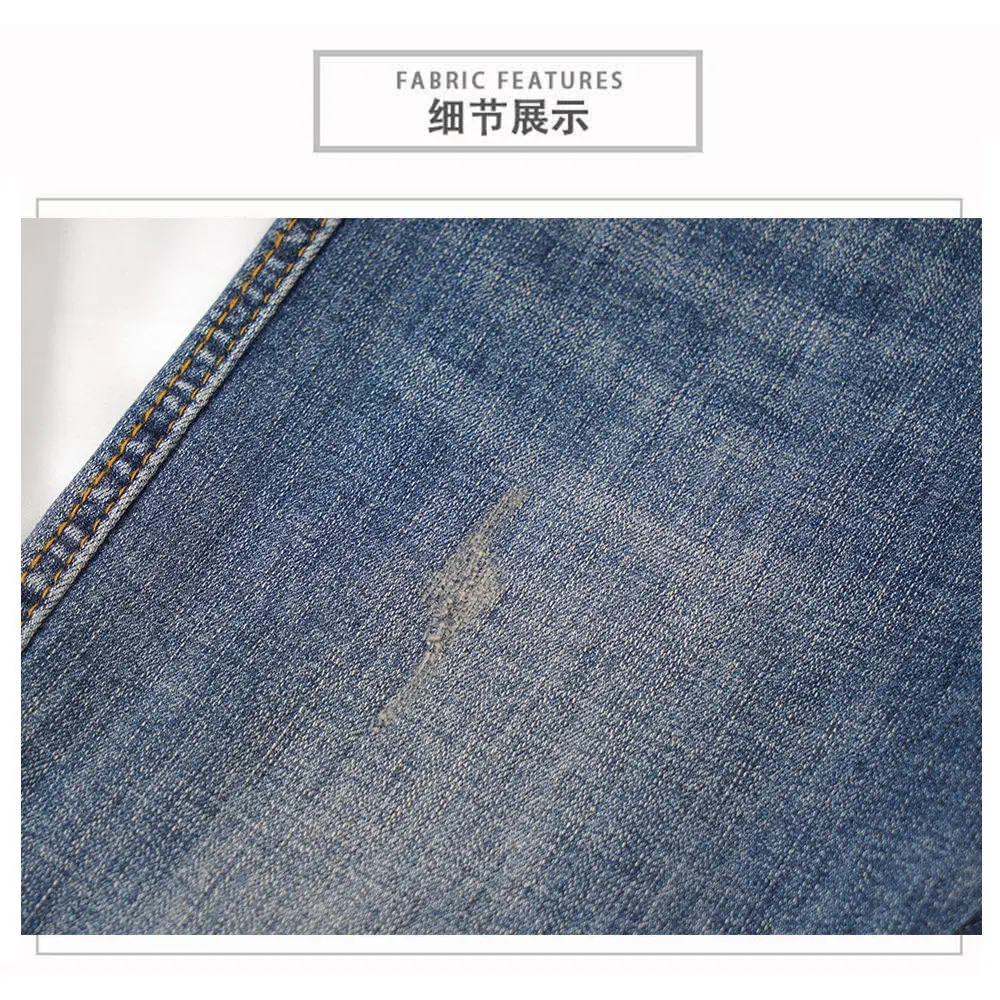 

Woman Jeans Pants Elastic Tight Tappered Pencil Pants High Waist Spring