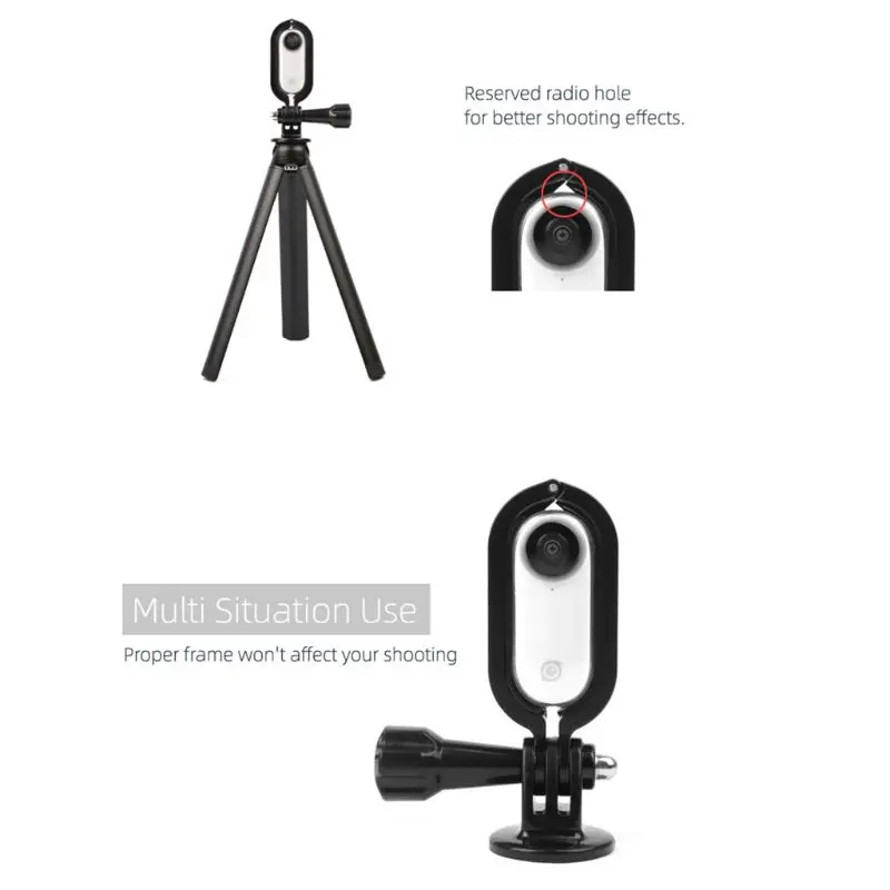 

1Set Metal 1/4 Adapter Protective Frame Mount Bracket Stabilizer for Insta360 Go