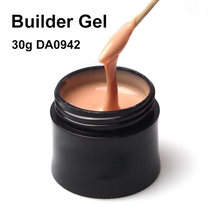 Быстросохнущий гель для ногтей УФ светодиодный Камуфляжный цвет РОЗОВЫЙ 30 мл