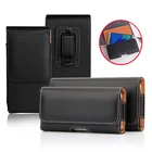 Чехол для телефона Xiaomi 8 9 Se 5x6x10 t note 10 Mix 3, кобура с зажимом для ремня, кожаный чехол, универсальные чехлы для телефонов, магнитный поясной чехол