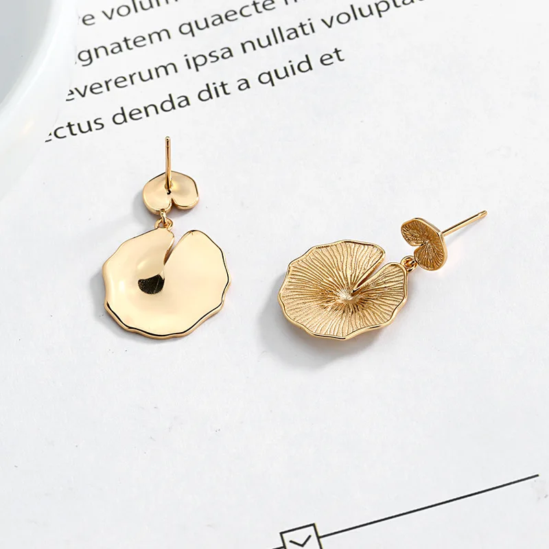 Женские Геометрические серьги Leouerry серьги-гвоздики из стерлингового серебра 925