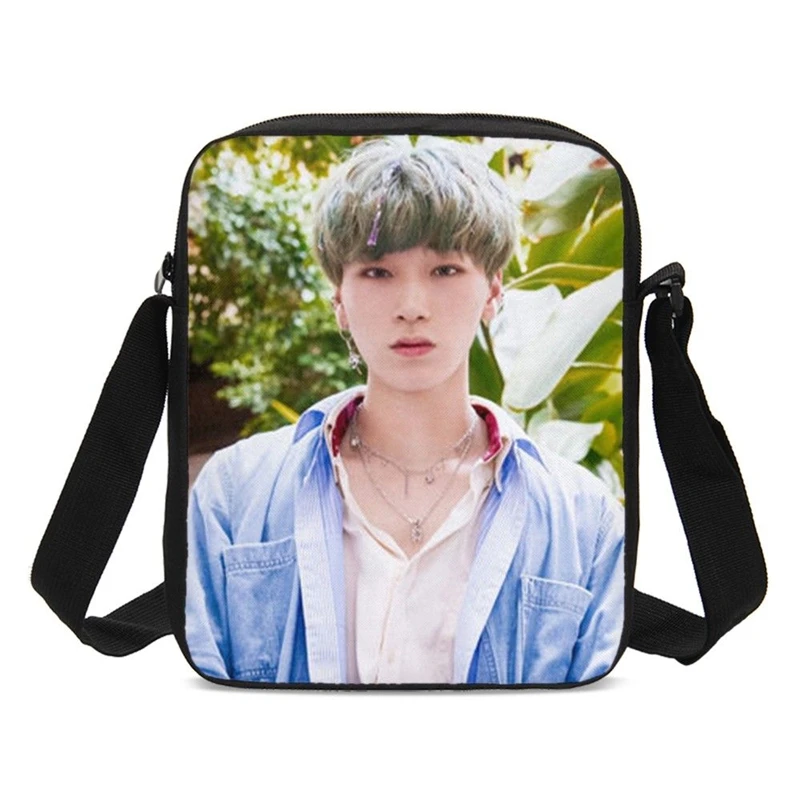Дорожная сумка ATEEZ Kpop для мальчиков и девочек детские сумки слинги на ремне