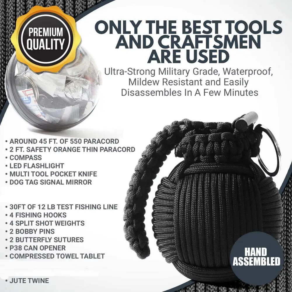 Набор для выживания 48 в 1 портативная многофункциональная аварийная медицинская