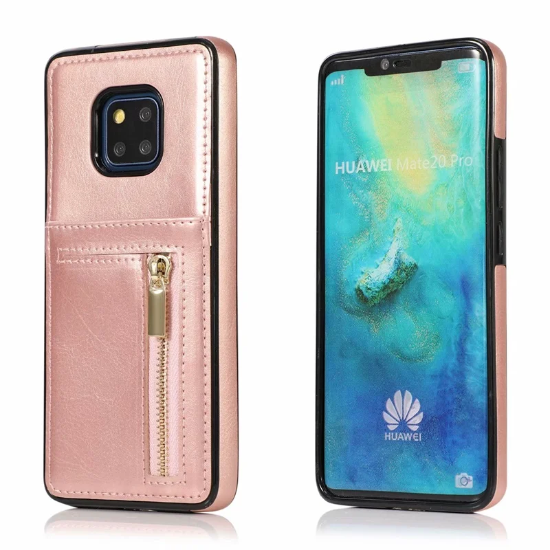 

Case For Huawei Mate 20 Pro Mate 20 lite Cover luxury Card slot PU leather zipper wallet case for Huawei Mate 20 lite case