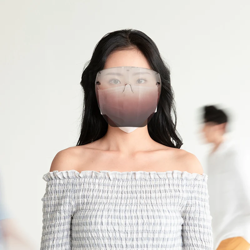 Защитная маска для лица прозрачная экрана козырек защиты глаз противотуманная