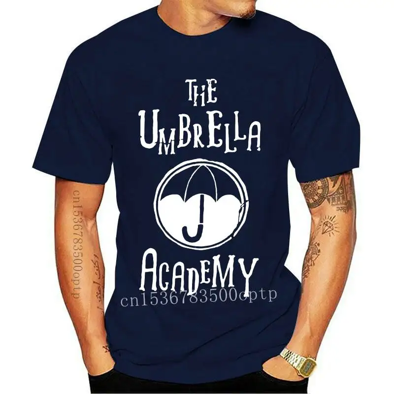 

Мужская хлопковая футболка с коротким рукавом, с принтом зонтика