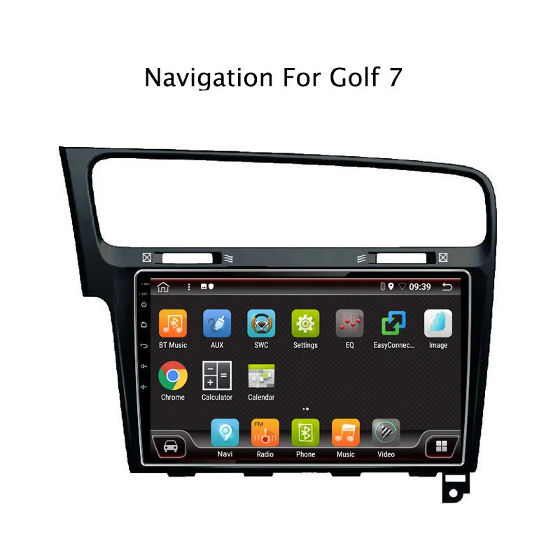 10 1 &quotRAM 2G ROM 32G Android 8 автомобильный DVD GPS плеер для VW Golf 7 2014 2018 Радио стерео головное