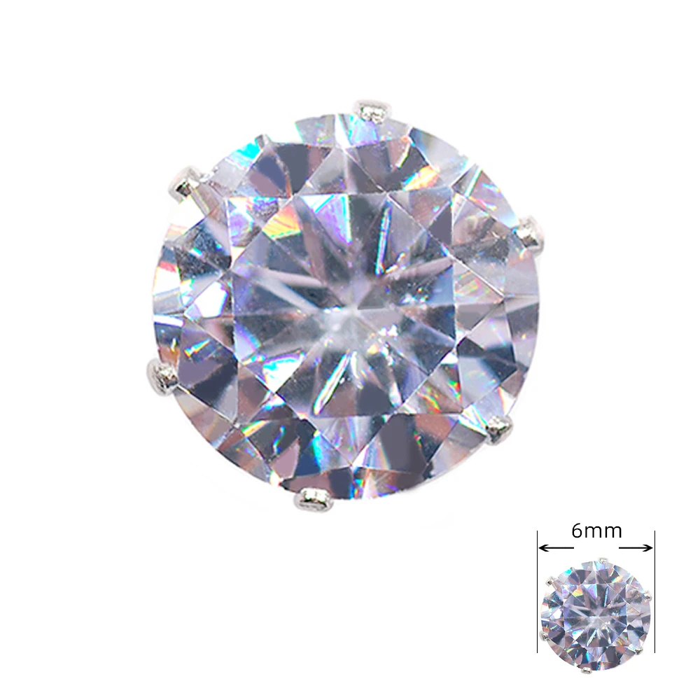 Роскошные хрустальные прозрачные круглые и квадратной огранки AAA + кубический