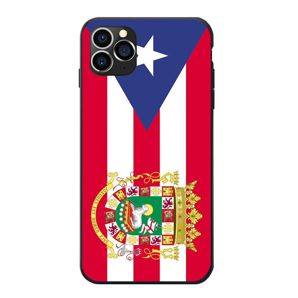 Чехлы для телефонов из ТПУ с национальным флагом Пуэрто-Рико и гербом VIVO X21 23 S5 V17