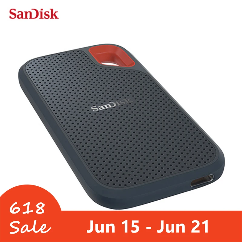 Sandisk Портативный твердотельный накопитель USB3.1 Type C SSD 500 Гб ТБ 2 жесткий диск