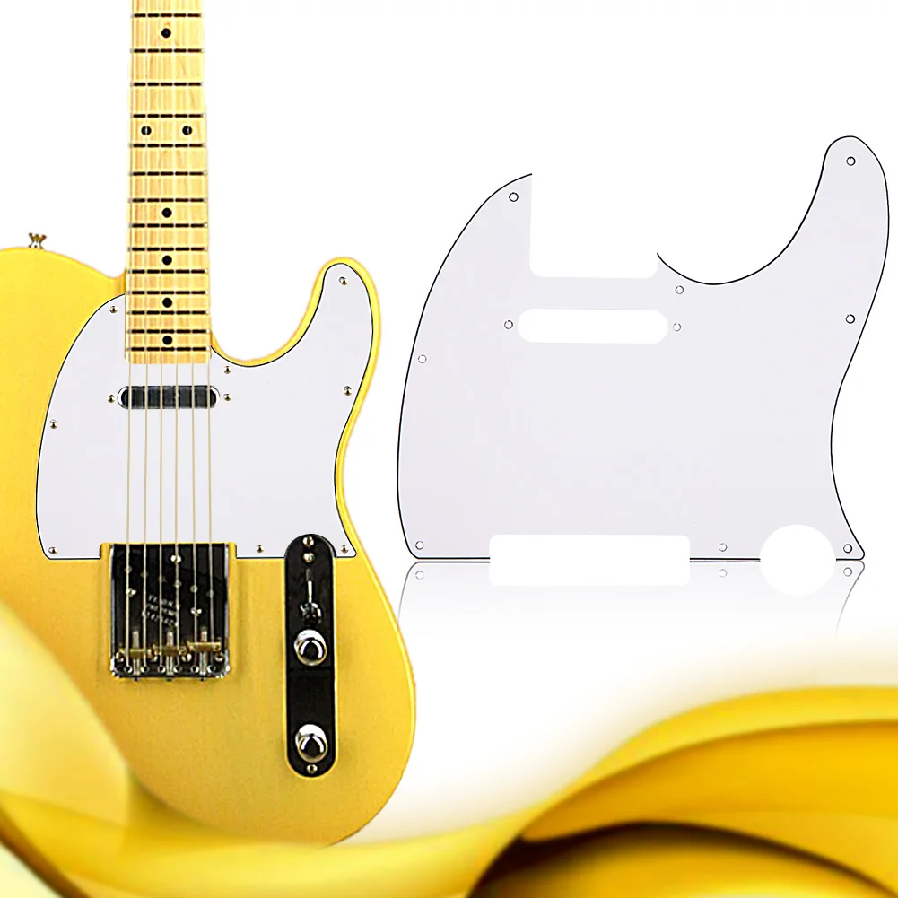 3Ply Состаренный перламутровый Pickguard Tele Style гитарный маркер с белым жемчугом