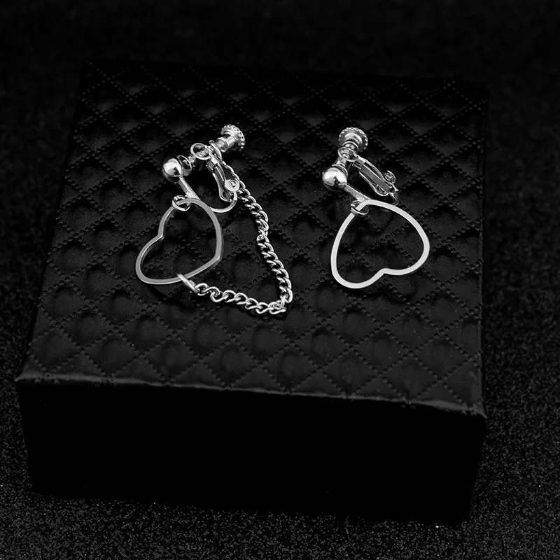 New KPOP DNA Korean stainless steel Star Bangtan Boys Album heart-shaped love Stud Earrings Jewelry Accessories Mens And Women | Украшения