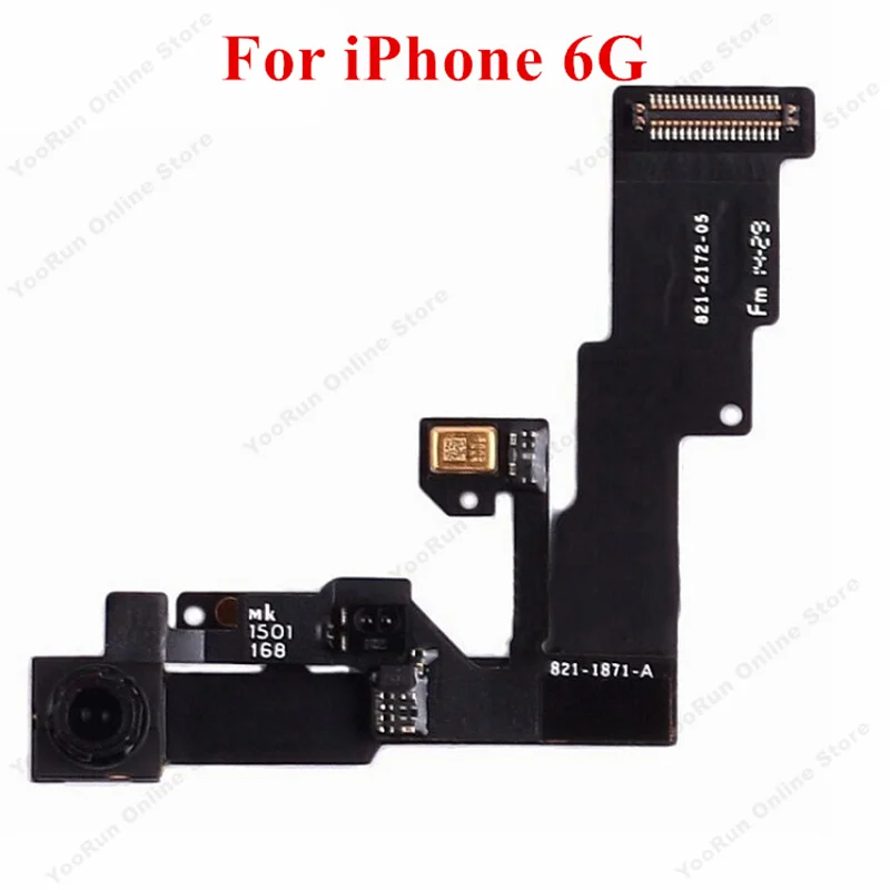 1 комплект 6 шт. полный комплект запасных частей для iPhone 6 6S 7 8 Plus фронтальная камера с гибким креплением кабель с динамиком металлическая задняя панель щит