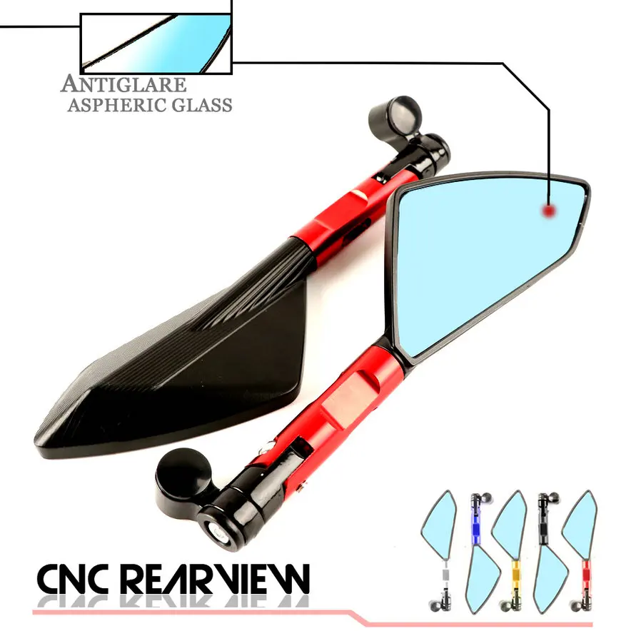 CNC алюминиевое мотоциклетное зеркало Moto Accessoire БАР КОНЕЦ ЗАДНЕГО вида боковые