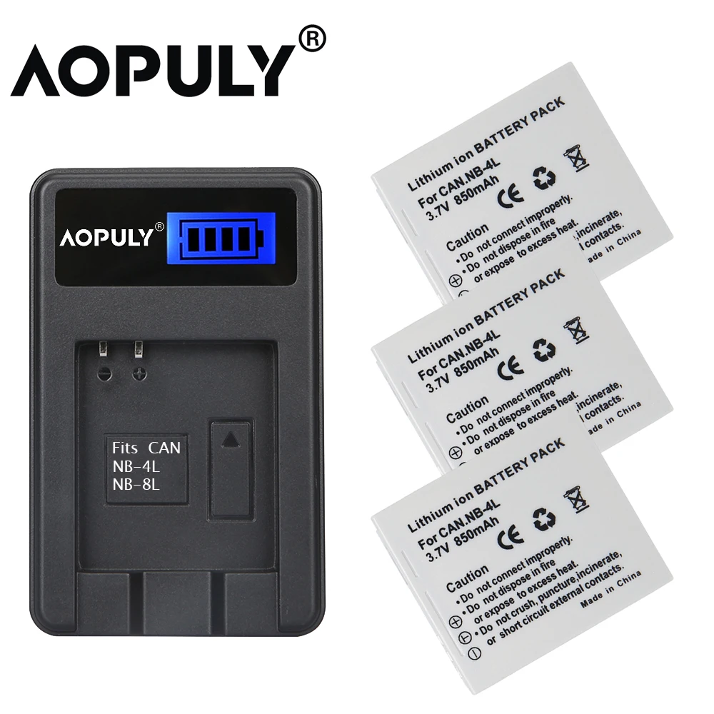 NB4L NB 4L 850 мАч батарея для камеры Canon IXUS 115 130 XY Digital 400F 55 PowerShot ELPH 100 TX1 SD400 SD940 PM056|battery for