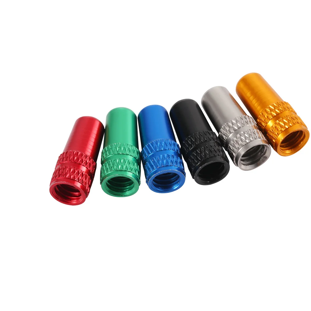 

4pcs Set MTB Mountain Bike Aluminium Alloy Dustproof Bicycle Valve Cap Tyre Air Caps Valves Cover Cycling Accessories