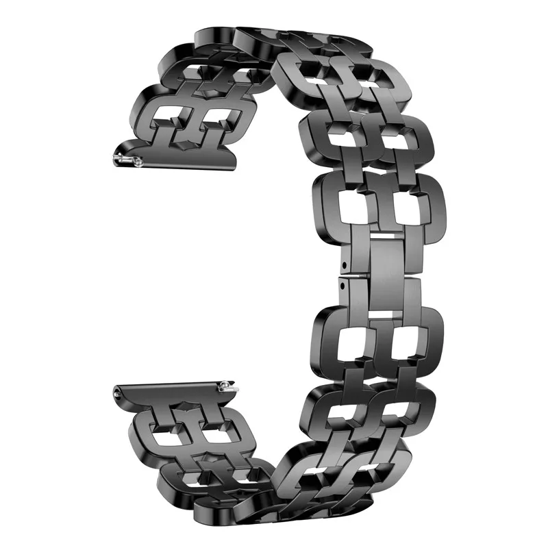 

22mm Stainless Steel Chain Style Bracelet Metal Replacment Watch Band Wrist Sports Strap For Samsung Gear S3 Frontier/Classic