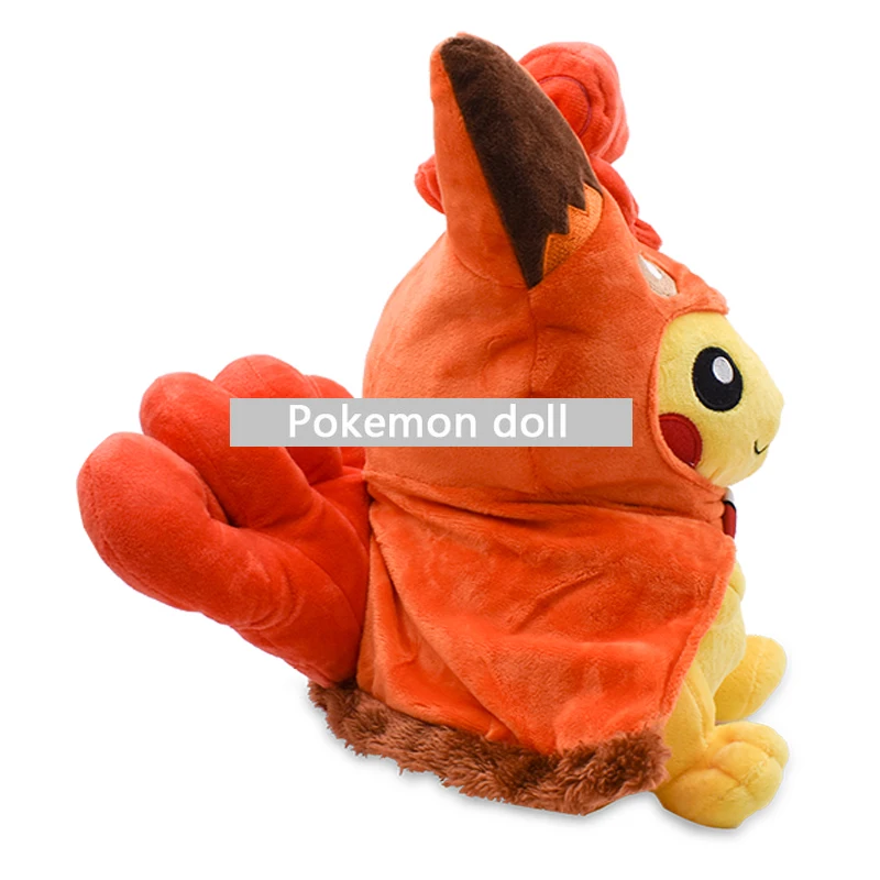 Takara Tomy Pokemon Plush 30cm High Quality Pikachu Cosplay Vulpix Peluche Soft Stuffed Dollls Cute Toys for Children | Игрушки и хобби