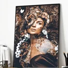 Цветочная девушка 5D алмазная живопись вышивка полный узор DIY Алмазная мозаика 3d наборы для вышивки крестиком ручная работа