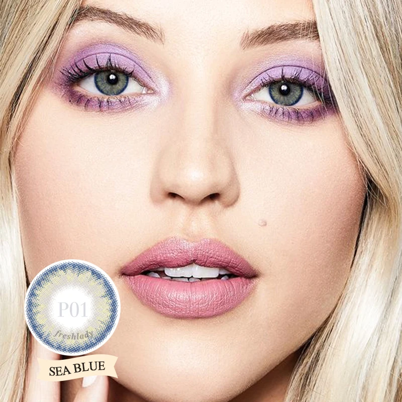 [Fresh Lady] 1 пара (2 шт.) серия Pro красивые цветные контактные линзы ed для глаз