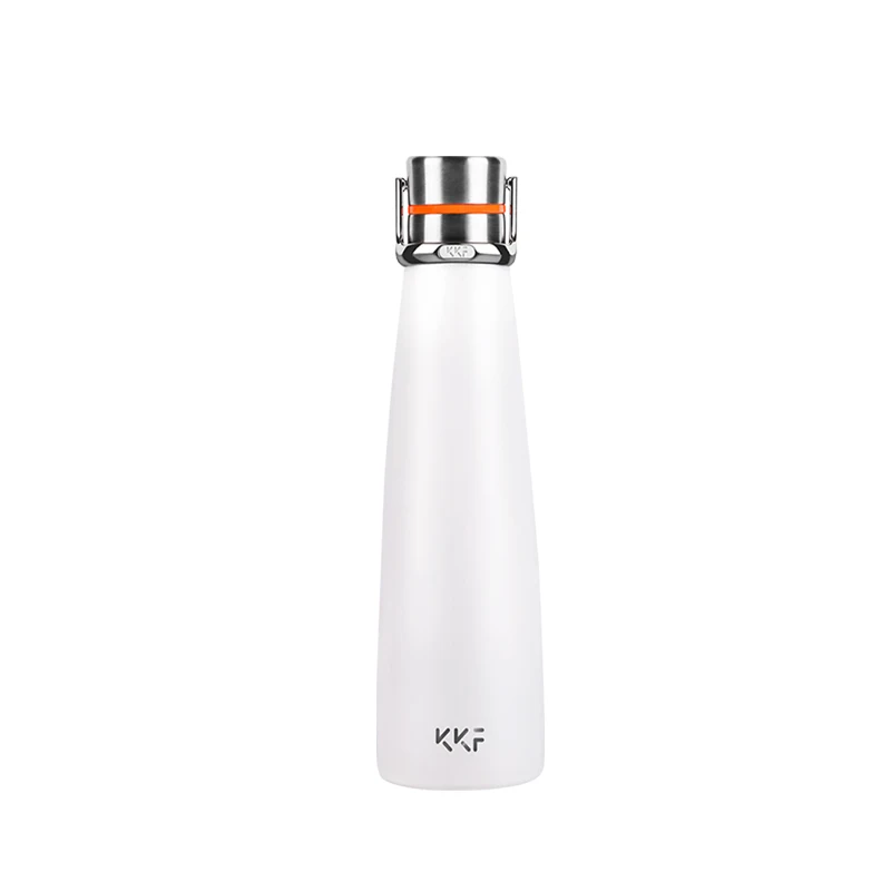 Beige XIAOMI MIJIA KKF термос чашка S-U47WS/S-U47WS-E Вакуумная бутылка 24 h вакуумная Автомобильная кружка портативная Спортивная холодная чашка OLED из нержавеющей стали - Цвет: Beige