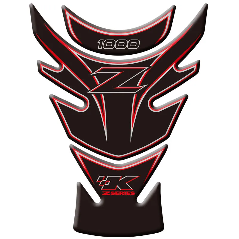Мотоцикл 3D топливный бак Pad защитные наклейки для Kawasaki Z1000 2010 2011 2012 2013|Наклейки и