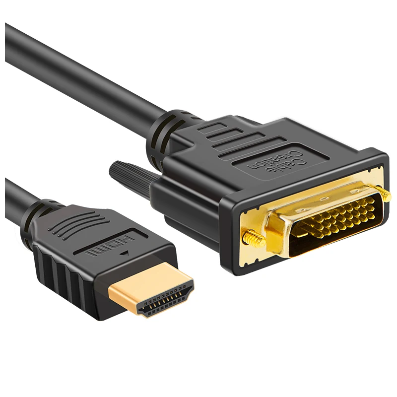 Кабель DVI папа HDMI Двунаправленный DVI(24 + 1) поддержка 1080P для Raspberry Pi Roku Xbox One|Кабели