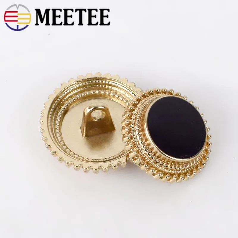Высококачественные металлические пуговицы Meetee 18/20/22/25 мм для мужчин женщин