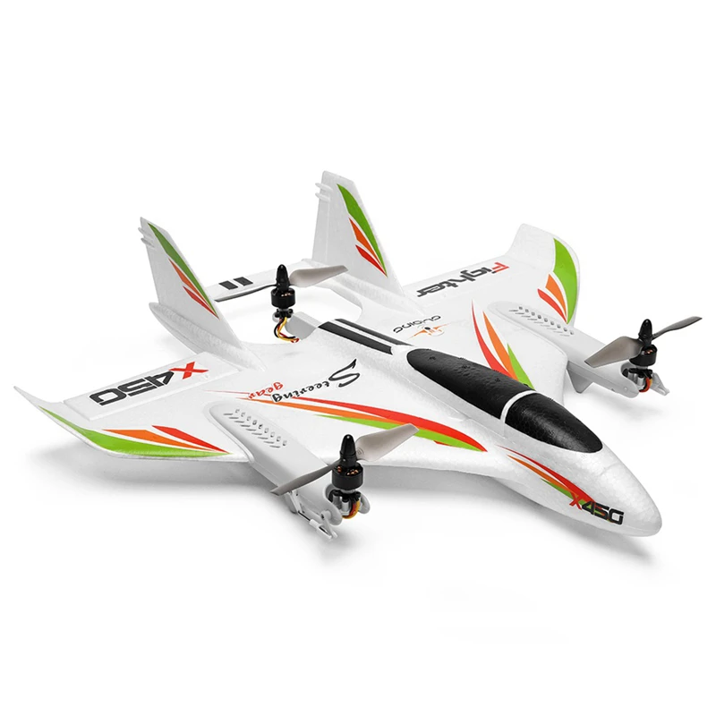 XK X450 VTOL 2 4G 6CH приводимого в движение с помощью электропривода 450mm размах крыльев