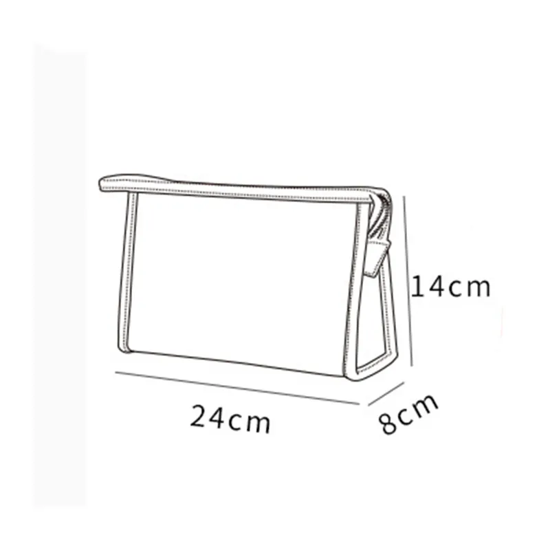Персонализированная дорожная сумка для макияжа из искусственной кожи тоут с