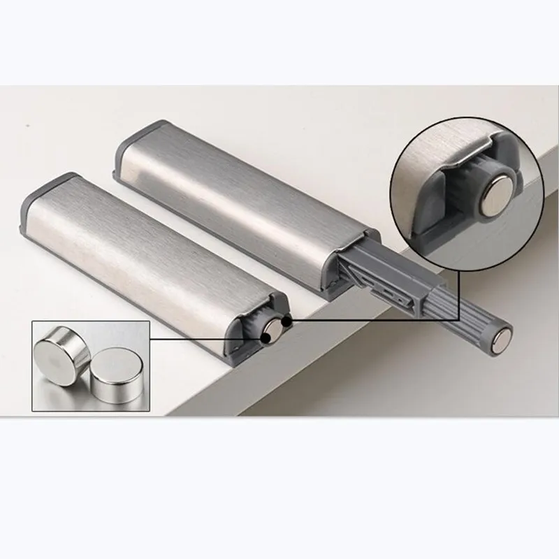 Дверной ограничитель заглушки шкафа из нержавеющей стали нажимная заглушка для