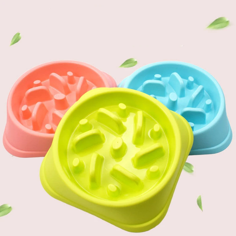 Полезные чаши для кормления собак пластиковые аксессуары в форме улитки