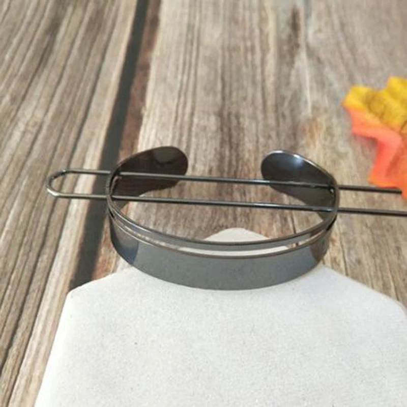 

Original Alloy Round Hair pins Cuff Vintage Leaf Hair Stick Women Unique Wedding Hair Accessories Retro Hair Pins