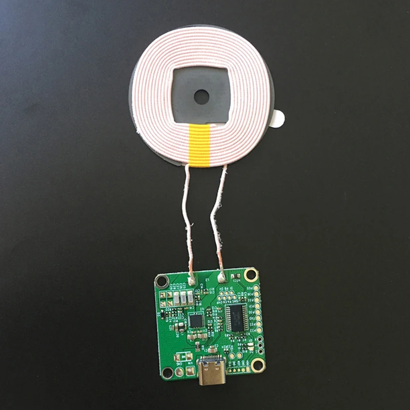 20w high power 5v 13 5v fast charging wireless charger transmitter module type c usb coil qi universal for phone battery free global shipping