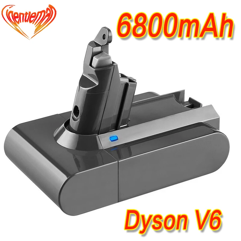 Dyson dc62 батарея 6800mAh 21 6 V 6.8Ah литий-ионная для V6 DC58 DC59 DC61 DC62 DC74 SV09 пылесоса |