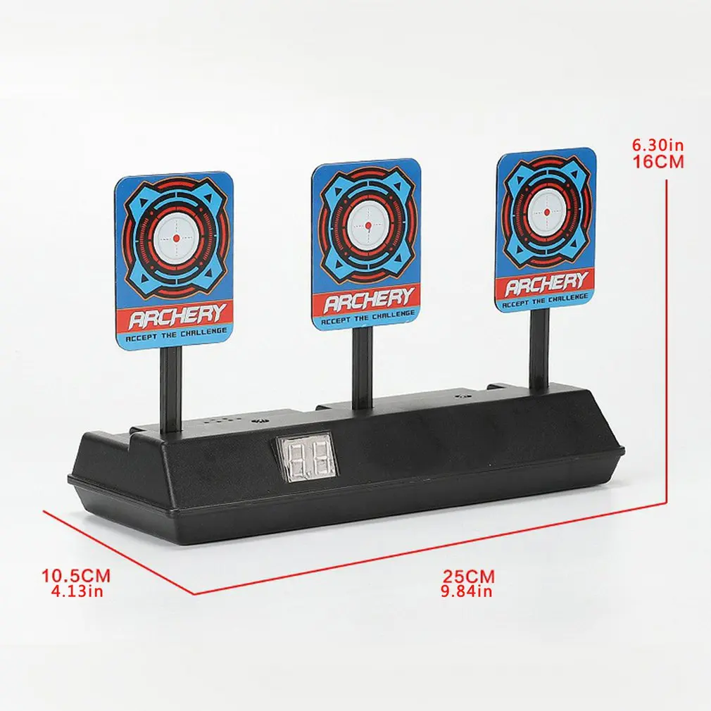 

Intelligent Auto-Reset Electronic Scoring Target Automatic Induction Nerf Guns Practicing Darts Sound Party Shooting Games