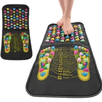 hot foot acupuncture pad rectangular stone road 2 in 1 foot massage cushion mat ey669
