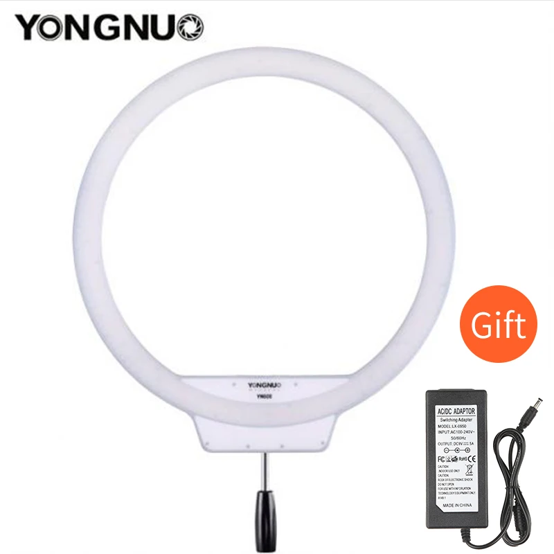 YONGNUO YN608 3200K~ 5500K двухцветный кольцевой светильник светодиодный светильник видео светильник фотовспышка светильник студийный светильник для камеры
