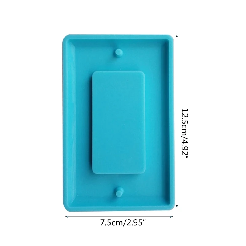 

DIY Crafts Making Crystal Epoxy Resin Mold Switch Socket Panel Silicone Mould