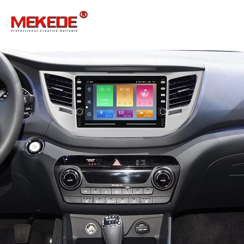 Автомобильный мультимедийный плеер Android 2.5D IPS DSP стерео для Hyundai Tucson/IX35 2014 2017 2018