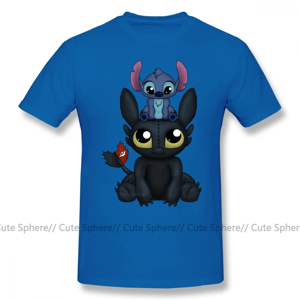 Blue Футболка Lilo Stitch, футболка Can I Sit Here, футболка с коротким рукавом и принтом, Мужская Базовая забавная футболка большого размера из 100 хлопка - Цвет: Blue