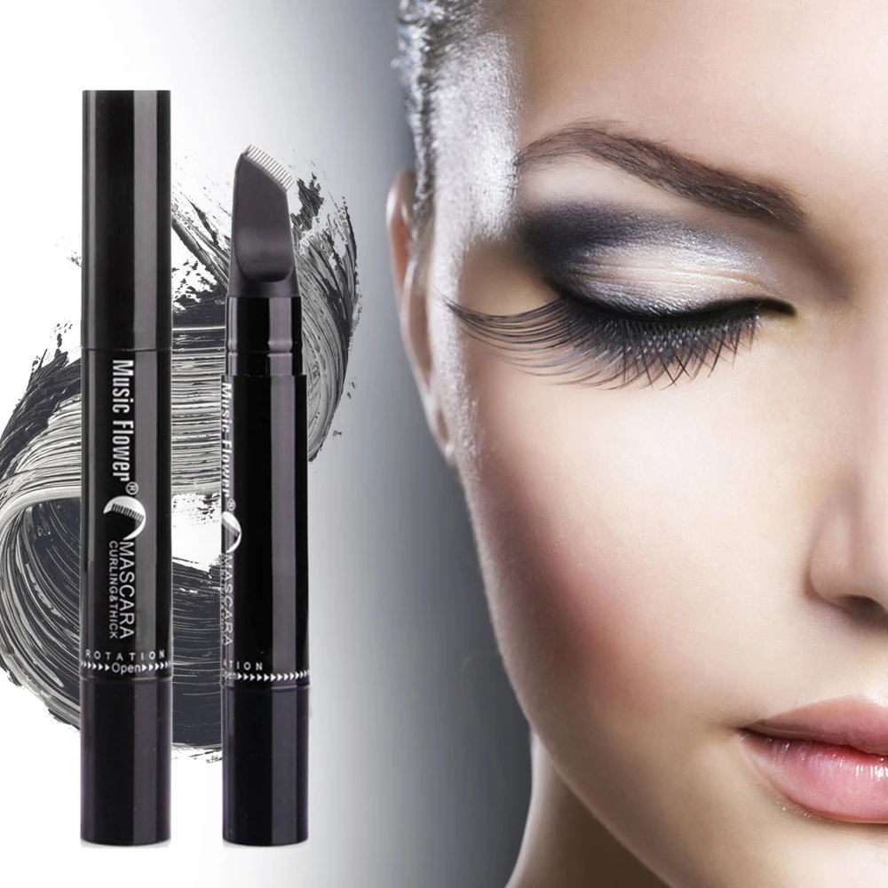 

1pc Long-lasting Rotating Seventeen Heads Mascara 3D Waterproof Thick Curling Special Brush Mascara TSLM2