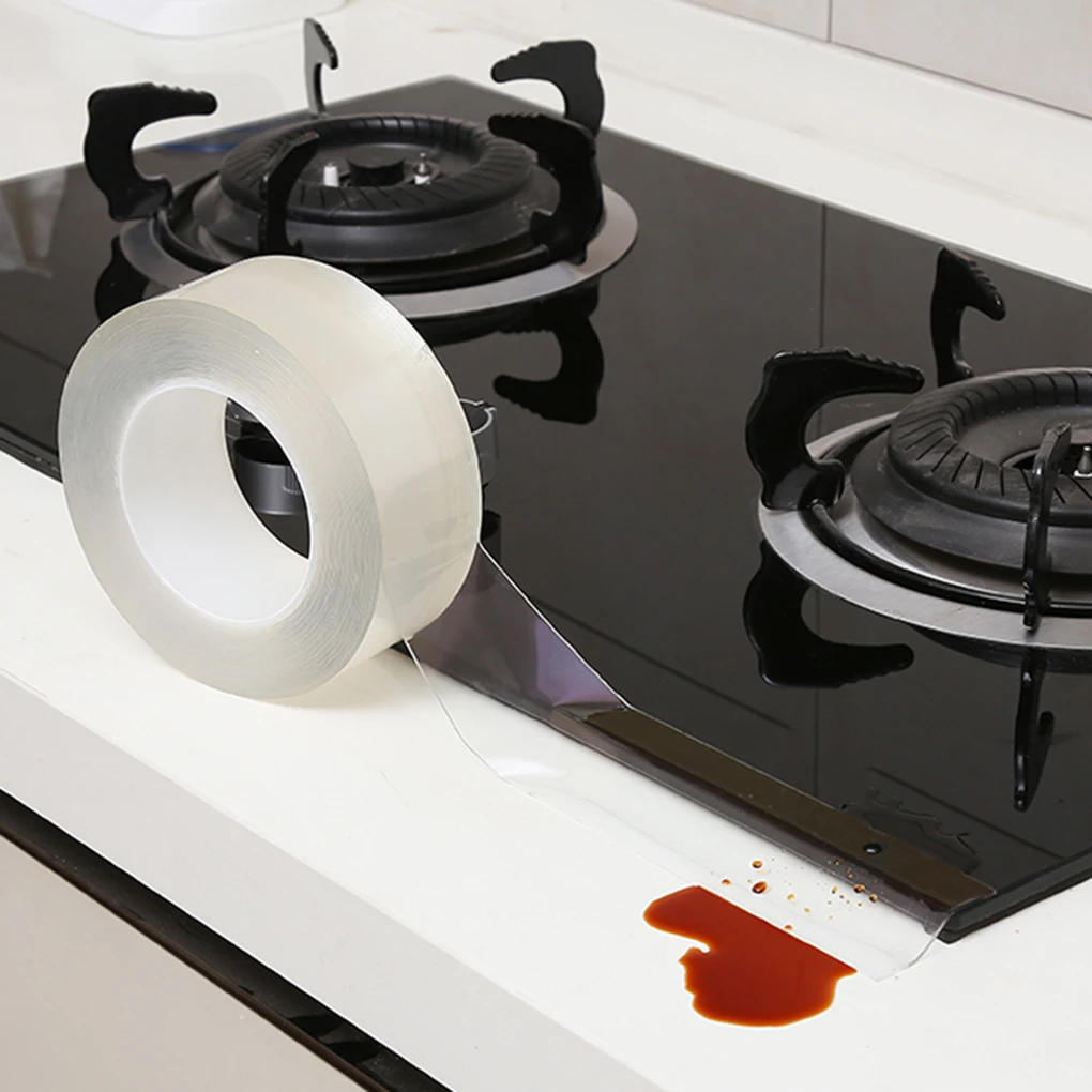 3 м многоразовая Двухсторонняя клейкая нанопрозрачная лента съемный стикер