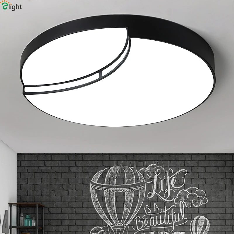 

Круглый светодиодный потолочный светильник в скандинавском стиле с регулируемой яркостью, Акриловая Маска, светодиодный потолочный свети...