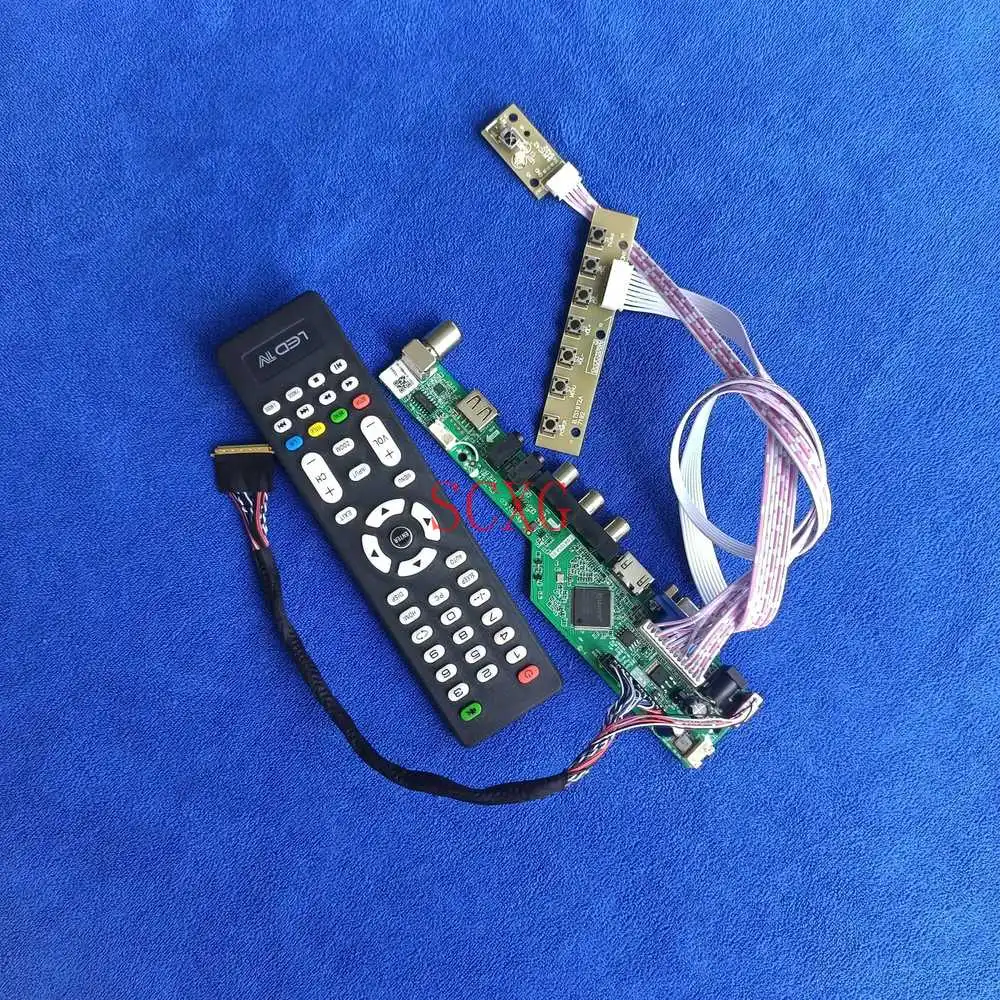 

Светодиодный ЖК-дисплей для LP140WH4/LP140WH8/LP140WHU, комплект «сделай сам», VGA USB AV HDMI-совместимый дисплей, плата привода, аналоговый сигнал LVDS 40-Pin 1366*...