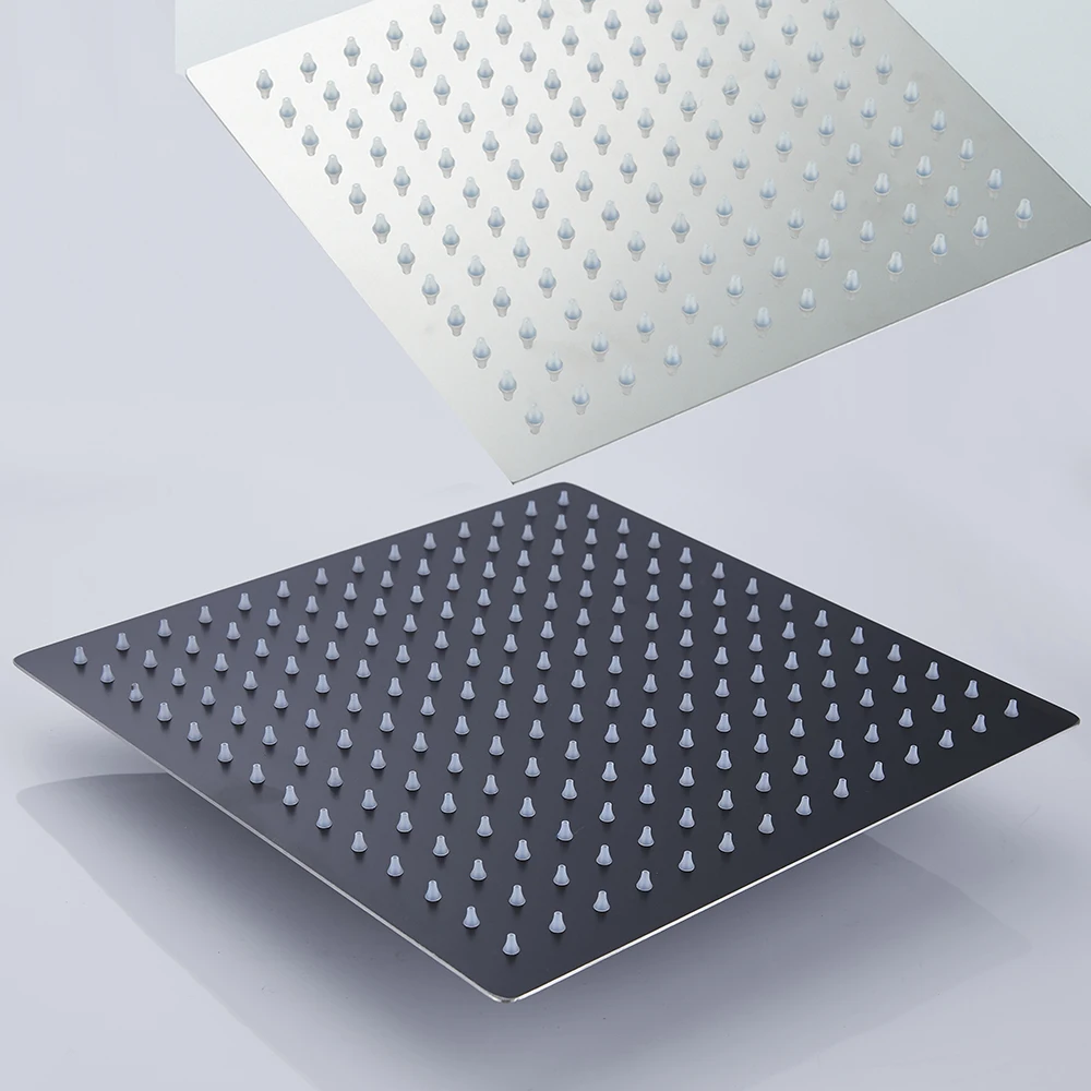 bakala 16 inch bathroom rain shower head stainless steel rain shower head with shower arm cp 1616 free global shipping