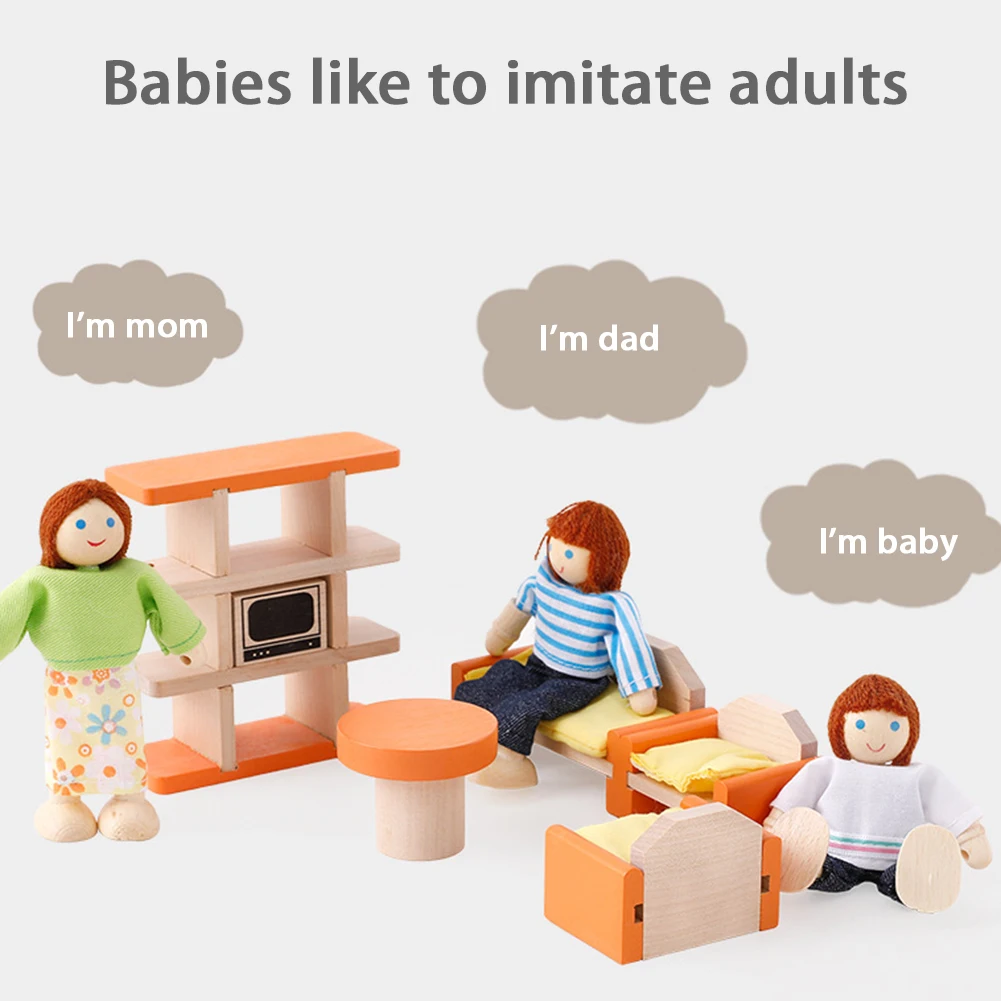 Моделирующая кукла сделай сам семейная ролевая игра экшн-модель веселая